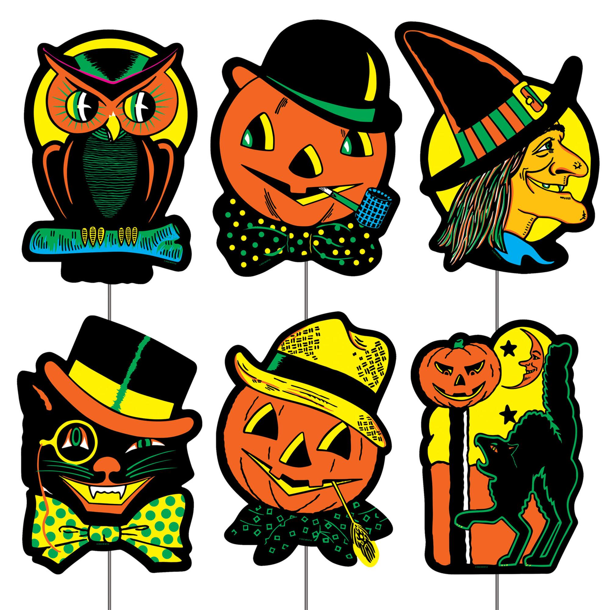 Beistle Plastic Halloween Yard Signs